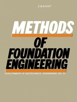cover image of Methods of Foundation Engineering